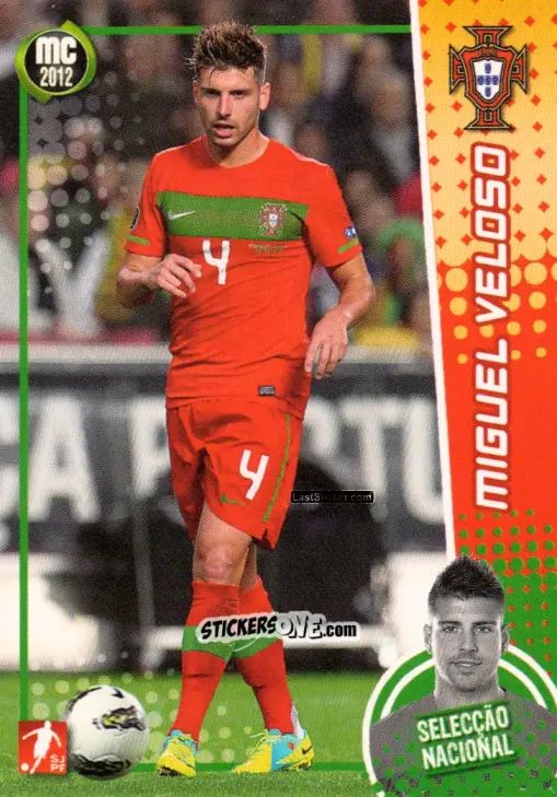 Cromo Miguel Veloso - Megacraques 2011-2012 n. 135 - Panini
