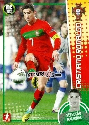Figurina Cristiano Ronaldo - Megacraques 2011-2012 n. 140 - Panini