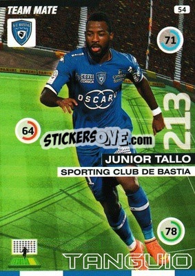 Figurina Junior Tallo - FOOT 2015-2016. Adrenalyn XL n. 54 - Panini
