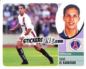 Figurina Talal El Karkouri - FOOT 2002-2003 n. 199a - Panini