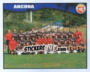 Cromo Ancona team - Calcio 1997-1998 n. 418 - Merlin