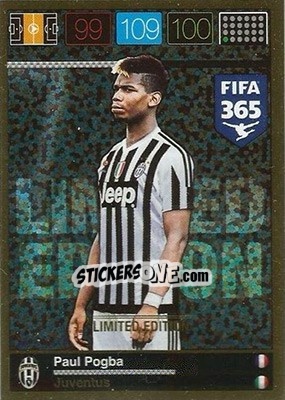 Figurina Paul Pogba - FIFA 365: 2015-2016. Adrenalyn XL n. LE-PP - Panini