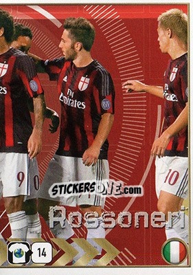 Cromo AC Milan Team - FIFA 365: 2015-2016 n. 598 - Panini