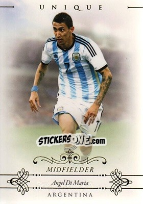 Figurina Angel Di Maria - World Football UNIQUE 2015 n. 37 - Futera