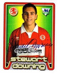 Cromo Stewart Downing - Premier League Inglese 2004-2005 n. 392 - Merlin