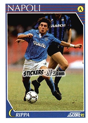 Figurina Massimo Crippa - Italian League 1992 n. 188 - Score