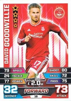 Figurina David Goodwillie - SPFL 2015-2016. Match Attax n. 16 - Topps