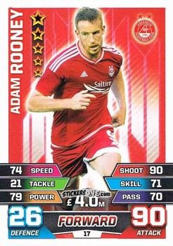Cromo Adam Rooney - SPFL 2015-2016. Match Attax n. 17 - Topps