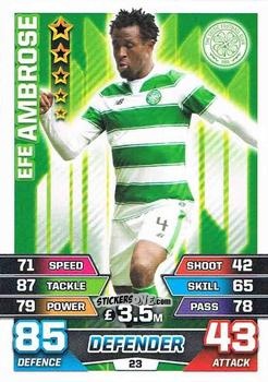 Figurina Efe Ambrose - SPFL 2015-2016. Match Attax n. 23 - Topps