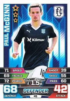 Figurina Paul McGinn - SPFL 2015-2016. Match Attax n. 45 - Topps
