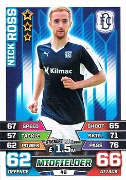 Figurina Nick Ross - SPFL 2015-2016. Match Attax n. 48 - Topps