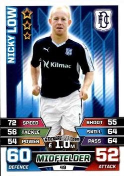 Figurina Nicky Low - SPFL 2015-2016. Match Attax n. 49 - Topps
