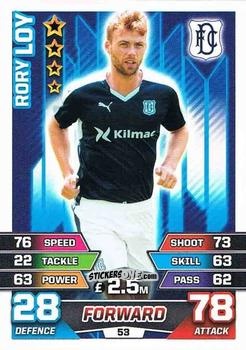 Cromo Rory Loy - SPFL 2015-2016. Match Attax n. 53 - Topps