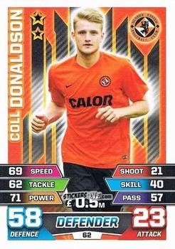 Figurina Coll Donaldson - SPFL 2015-2016. Match Attax n. 62 - Topps