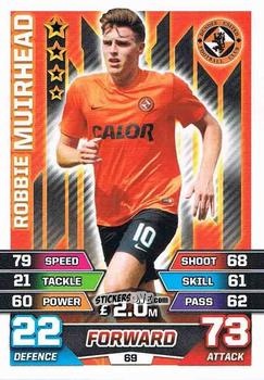Figurina Robbie Muirhead - SPFL 2015-2016. Match Attax n. 69 - Topps