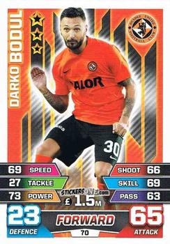Figurina Darko Bodul - SPFL 2015-2016. Match Attax n. 70 - Topps
