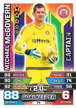 Figurina Michael McGovern - SPFL 2015-2016. Match Attax n. 74 - Topps