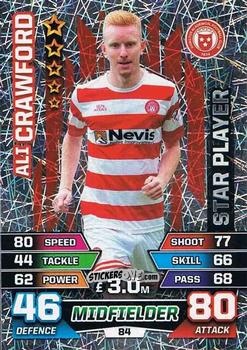 Figurina Ali Crawford - SPFL 2015-2016. Match Attax n. 84 - Topps
