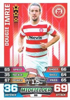 Sticker Dougie Imrie - SPFL 2015-2016. Match Attax n. 86 - Topps