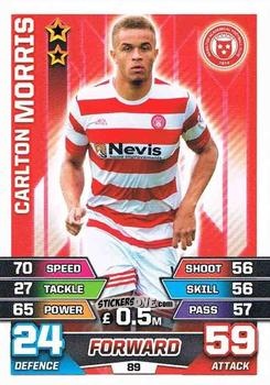 Figurina Carlton Morris - SPFL 2015-2016. Match Attax n. 89 - Topps