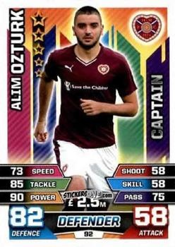 Figurina Alim Öztürk - SPFL 2015-2016. Match Attax n. 92 - Topps