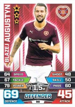 Figurina Blazej Augustyn - SPFL 2015-2016. Match Attax n. 98 - Topps
