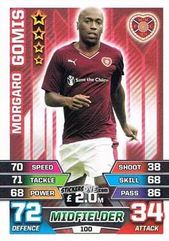 Figurina Morgaro Gomis - SPFL 2015-2016. Match Attax n. 100 - Topps