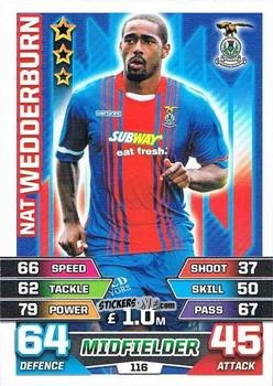 Figurina Nat Wedderburn - SPFL 2015-2016. Match Attax n. 116 - Topps