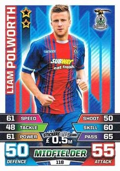 Figurina Liam Polworth - SPFL 2015-2016. Match Attax n. 118 - Topps