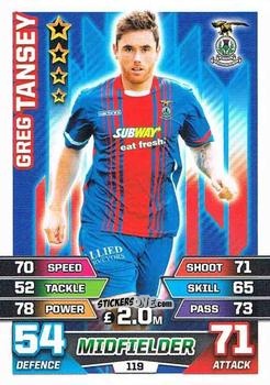 Figurina Greg Tansey - SPFL 2015-2016. Match Attax n. 119 - Topps