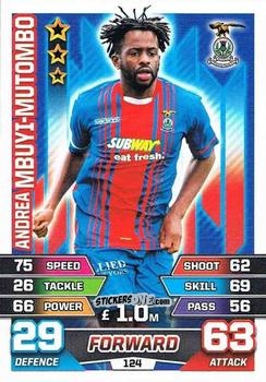 Figurina Andréa Mbuyi-Mutombo - SPFL 2015-2016. Match Attax n. 124 - Topps