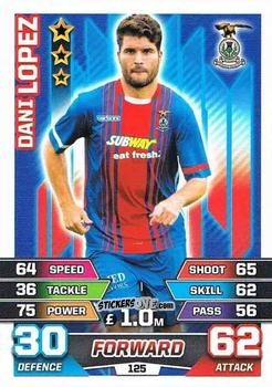 Figurina Dani López - SPFL 2015-2016. Match Attax n. 125 - Topps