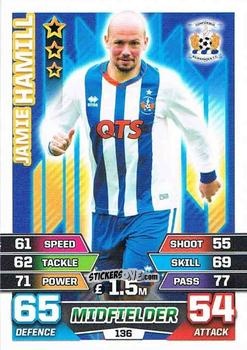 Cromo Jamie Hamill - SPFL 2015-2016. Match Attax n. 136 - Topps