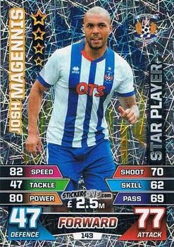 Figurina Josh Magennis - SPFL 2015-2016. Match Attax n. 143 - Topps