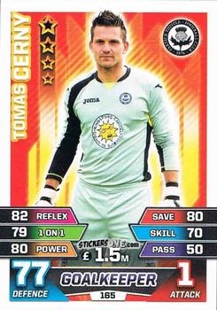 Sticker Tomáš Cerný - SPFL 2015-2016. Match Attax n. 165 - Topps
