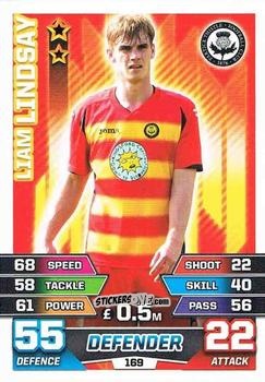 Sticker Liam Lindsay - SPFL 2015-2016. Match Attax n. 169 - Topps