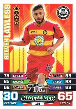 Sticker Steven Lawless - SPFL 2015-2016. Match Attax n. 175 - Topps