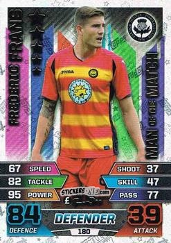 Sticker Frédéric Frans - SPFL 2015-2016. Match Attax n. 180 - Topps