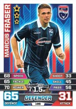 Sticker Marcus Fraser - SPFL 2015-2016. Match Attax n. 186 - Topps