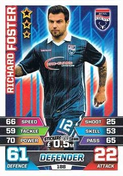 Cromo Richard Foster - SPFL 2015-2016. Match Attax n. 188 - Topps