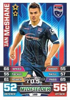 Cromo Ian McShane - SPFL 2015-2016. Match Attax n. 189 - Topps