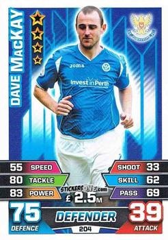Sticker Dave Mackay - SPFL 2015-2016. Match Attax n. 204 - Topps