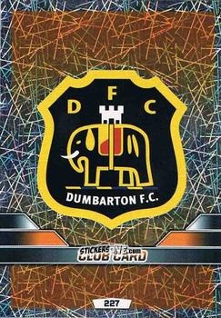 Cromo Club Badge - SPFL 2015-2016. Match Attax n. 227 - Topps