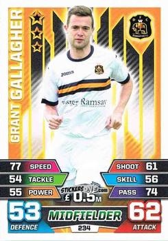 Figurina Grant Gallagher - SPFL 2015-2016. Match Attax n. 234 - Topps