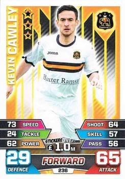 Sticker Kevin Cawley - SPFL 2015-2016. Match Attax n. 236 - Topps