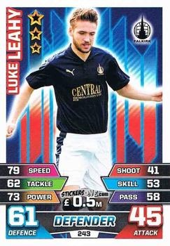 Figurina Luke Leahy - SPFL 2015-2016. Match Attax n. 243 - Topps