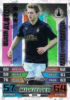 Figurina Blair Alston - SPFL 2015-2016. Match Attax n. 244 - Topps