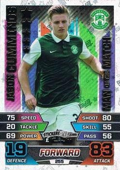 Figurina Jason Cummings - SPFL 2015-2016. Match Attax n. 255 - Topps
