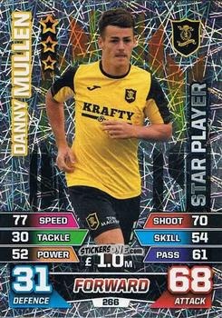 Cromo Danny Mullen - SPFL 2015-2016. Match Attax n. 266 - Topps