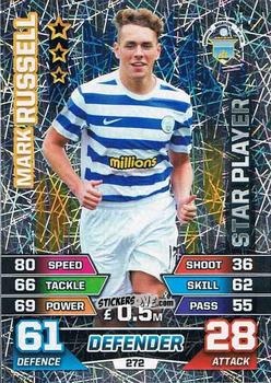 Cromo Mark Russell - SPFL 2015-2016. Match Attax n. 272 - Topps